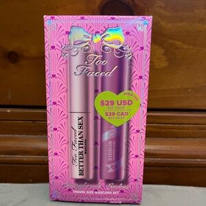 Too Faced Better Than Sex Travel Mascara Set – NIB – Limited Edition